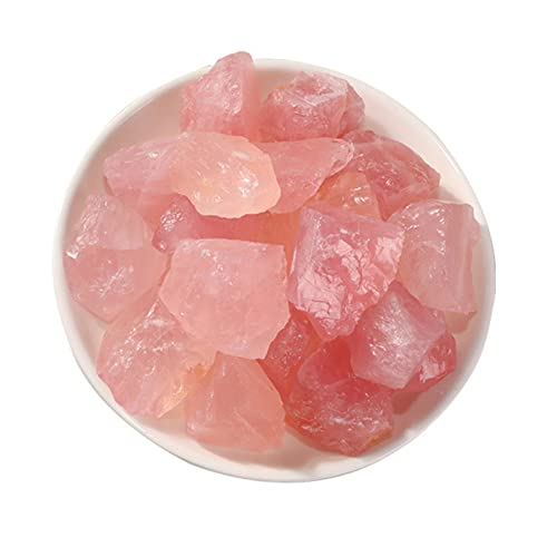 LIJUCAI 100 g natürlicher rauer Kristall rosa Rosenquarz Mineralien Probe Kristall natürlicher Kristallstein und Aquarium Dekor, China von lightclub
