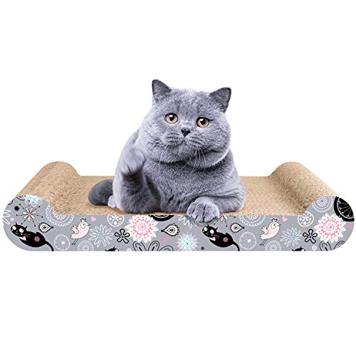 LIKEA Kratzbrett aus Karton für Katzen, gewellt, Katze mit Katzenminze, organisch, Kratzbrett, Spielzeug, wendbar, langlebig LIKEA Kratzbrett aus Karton für Katzen, gewellt, Katze mit Katzenminze, organisch, Kratzbrett, Spielzeug, wendbar, langlebig von LIKEA