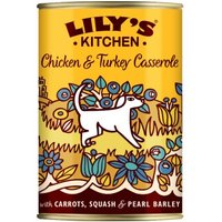 LILY'S KITCHEN Nassfutter für Hunde Adult Rind, Huhn & Chiccorée 6x400 g von LILY'S KITCHEN