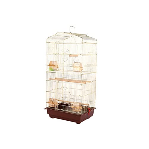 Vogelflugkäfig Vergoldeter Vogelkäfig Großer Papagei Plus erhöhter Ziervogelkäfig kann aufgehängt Werden Zuchtkäfig geeignet for kleine und mittlere Vögel Käfig für Nymphensittiche Vogelflugkäfig Vergoldeter Vogelkäfig Großer Papagei Plus erhöhter Ziervogelkäfig kann aufgehängt Werden Zuchtkäfig geeignet for kleine und mittlere Vögel Käfig für Nymphensittiche von LIMKOO