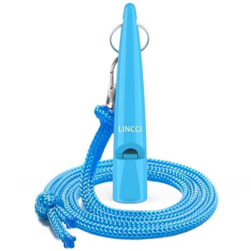 LINCCI Hundepfeife mit Pfeifenband für Hundetraining & Erziehung Profi Trainingspfeife mit Genormte Frequenz Hörbar Hundepfeifen Rückruf Laut & Weitreichend Hunde Pfeife mit Umhängeband Blau LINCCI Hundepfeife mit Pfeifenband für Hundetraining & Erziehung Profi Trainingspfeife mit Genormte Frequenz Hörbar Hundepfeifen Rückruf Laut & Weitreichend Hunde Pfeife mit Umhängeband Blau von LINCCI