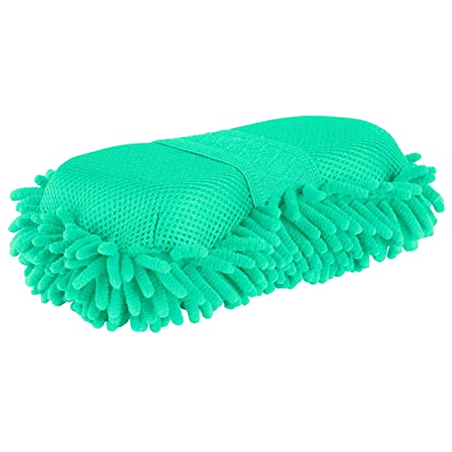 LINCOLN Microfibre Grooming Sponge One Size Green von LINCOLN