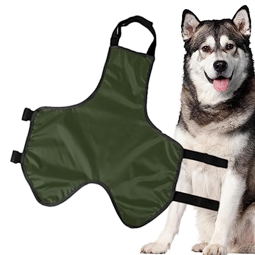 LINGJIONG Hundekleidung zum Schutz des Bauches,Atmungsaktive Pee-Windel für männliche Hunde - Verstellbare, auslaufsichere Bandagen für große Hunde im Innen- und Außenbereich von LINGJIONG