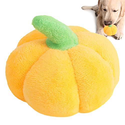 LINGJIONG Kürbis quietschendes Hundespielzeug,Unzerstörbarer Hund Plüsch Kürbis Hund quietschendes Spielzeug - Halloween-Hundekürbis-Plüschtiere, quietschendes Hundespielzeug Hundekauspielzeug LINGJIONG Kürbis quietschendes Hundespielzeug,Unzerstörbarer Hund Plüsch Kürbis Hund quietschendes Spielzeug - Halloween-Hundekürbis-Plüschtiere, quietschendes Hundespielzeug Hundekauspielzeug von LINGJIONG