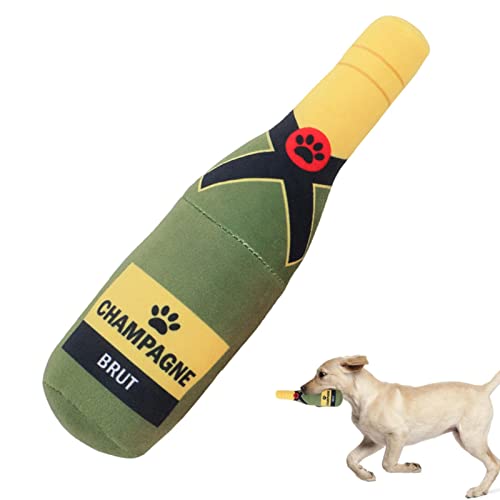 LINGJIONG Quietschendes Hundespielzeug, Quietschendes Hunde-Plüschspielzeug In Weinflaschenform, Plüsch Quietschendes Lustiges Hundespielzeug, Alkohol Hundespielzeug, Hund Geburtstag Spielzeug LINGJIONG Quietschendes Hundespielzeug, Quietschendes Hunde-Plüschspielzeug In Weinflaschenform, Plüsch Quietschendes Lustiges Hundespielzeug, Alkohol Hundespielzeug, Hund Geburtstag Spielzeug von LINGJIONG