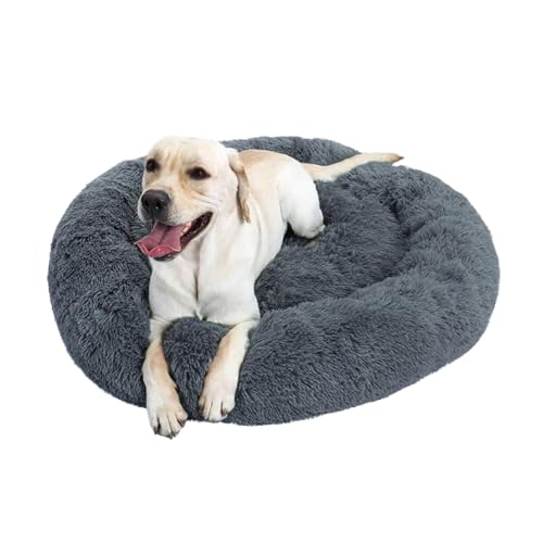 LINGXIYA Anti Stress Hundekissen, Langer Plüsch Hundebetten, Anti-Rutsch Hundesofa, Orthopädisches Haustierbett, Haustierbett für Katzen und Kleine, Mittelgroße Hunde Zum Schlummern, XXL-150CM von LINGXIYA