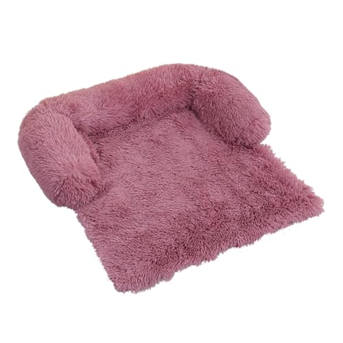 LINGXIYA Bequem Plüsch Hundematratze, Haustier-Couchschutz, Hundematte Rutschfester Unterseite, Weiche Polsterung, Haustierbett für Katzen Kätzchen Hund und Kaninchen, 74 * 74cm, Rosa von LINGXIYA