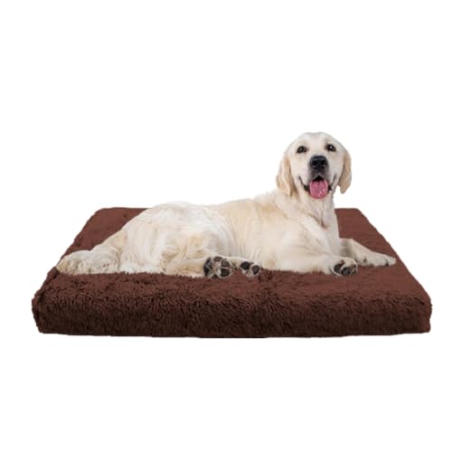 LINGXIYA Deluxe Plüsch Hundematte, Flauschige Anti-Angst Hundebetten, Haustierbett mit Anti-Rutsch-Boden, Haustierkorb für Katzen Kätzchen Hund Kaninchen, Maschinenwaschbar LINGXIYA Deluxe Plüsch Hundematte, Flauschige Anti-Angst Hundebetten, Haustierbett mit Anti-Rutsch-Boden, Haustierkorb für Katzen Kätzchen Hund Kaninchen, Maschinenwaschbar von LINGXIYA