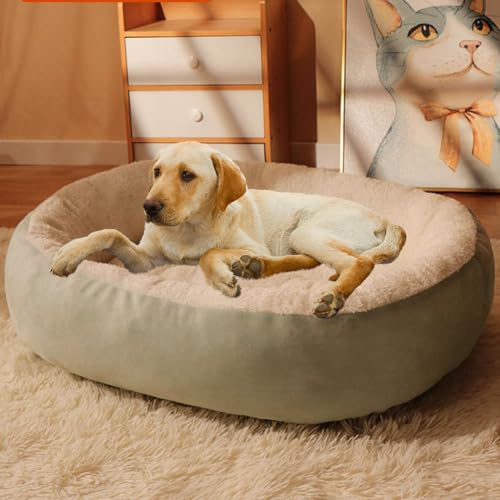 LINGXIYA Flauschig Hundekorb, Orthopädisches Hundebetten, Hundekissen, Hohem Rand Hundekorb, Weich & Bequem Hundekissen, Anti-Angst Hundematratze mit Rutschfestem Boden LINGXIYA Flauschig Hundekorb, Orthopädisches Hundebetten, Hundekissen, Hohem Rand Hundekorb, Weich & Bequem Hundekissen, Anti-Angst Hundematratze mit Rutschfestem Boden von LINGXIYA