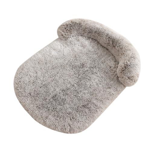 LINGXIYA Flauschig Weiches Hundebett, Orthopädisches Hundekissen, Hohe U-förmige Ränder, Hundematte mit rutschfeste Unter, Hundesofa für Große, Mittelgroße und Kleine Hunde (Braun-b,XXL-150x100cm) LINGXIYA Flauschig Weiches Hundebett, Orthopädisches Hundekissen, Hohe U-förmige Ränder, Hundematte mit rutschfeste Unter, Hundesofa für Große, Mittelgroße und Kleine Hunde (Braun-b,XXL-150x100cm) von LINGXIYA