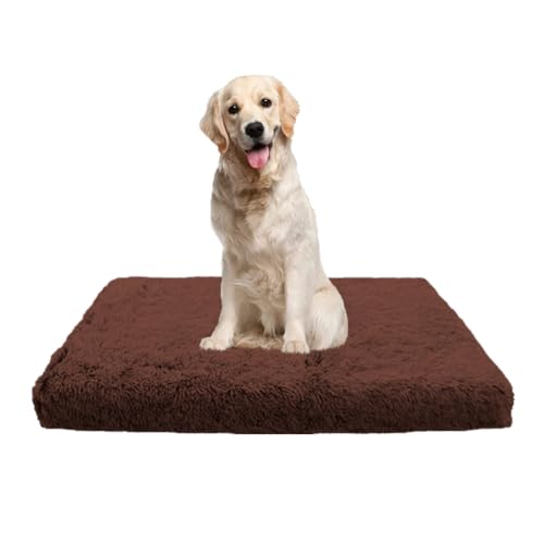 LINGXIYA Langer Plüsch Hundekissen, Beruhigende Flauschige Anti-Angst Hundebetten, Komfortable Atmungsaktiv Haustierbett, Waschbar, Hundematratze mit rutschfeste Unterseite LINGXIYA Langer Plüsch Hundekissen, Beruhigende Flauschige Anti-Angst Hundebetten, Komfortable Atmungsaktiv Haustierbett, Waschbar, Hundematratze mit rutschfeste Unterseite von LINGXIYA