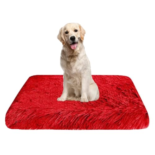 LINGXIYA Langer Plüsch Hundekissen, Beruhigende Flauschige Anti-Angst Hundebetten, Komfortable Atmungsaktiv Haustierbett, Waschbar, Hundematratze mit rutschfeste Unterseite LINGXIYA Langer Plüsch Hundekissen, Beruhigende Flauschige Anti-Angst Hundebetten, Komfortable Atmungsaktiv Haustierbett, Waschbar, Hundematratze mit rutschfeste Unterseite von LINGXIYA