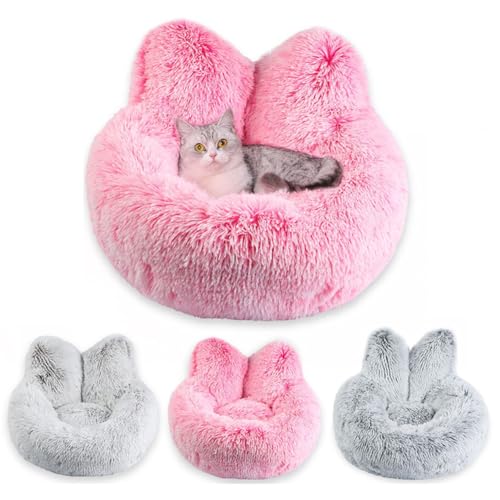 LINGXIYA Orthopädisches Hundebett, Hundekissen, Anti-Angst-Hundebett, Niedliche Katzenbett, Haustierbett mit Rutschfester Unterseite, Rundes Hundekissen für Kleine Haustier Hunde Katze, 40cm, Braun LINGXIYA Orthopädisches Hundebett, Hundekissen, Anti-Angst-Hundebett, Niedliche Katzenbett, Haustierbett mit Rutschfester Unterseite, Rundes Hundekissen für Kleine Haustier Hunde Katze, 40cm, Braun von LINGXIYA