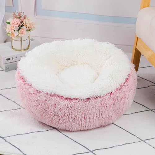 LINGXIYA Orthopädisches Hundebett, Katzenkissen, Anti-Angst Deluxe Plüsch Hundebetten, Rund Hundekissen, Haustierbett mit rutschfeste Unterseite, Waschbares Hundekörbchen LINGXIYA Orthopädisches Hundebett, Katzenkissen, Anti-Angst Deluxe Plüsch Hundebetten, Rund Hundekissen, Haustierbett mit rutschfeste Unterseite, Waschbares Hundekörbchen von LINGXIYA
