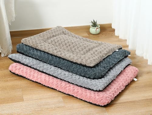 LINGXIYA Plüsch Hundebett, Hunde-Beruhigungsbett, Rosensamts, Anti-Angst-Hundebett, Haustierbett mit Rutschfester Unterseite, Orthopädisches Hundematratze für Kleine Hunde Katzen LINGXIYA Plüsch Hundebett, Hunde-Beruhigungsbett, Rosensamts, Anti-Angst-Hundebett, Haustierbett mit Rutschfester Unterseite, Orthopädisches Hundematratze für Kleine Hunde Katzen von LINGXIYA