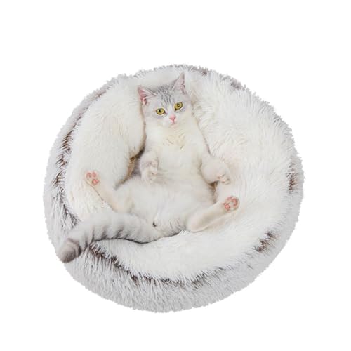 LINGXIYA Ultra Weicher Plüsch Katzenkorb, Anti-Angst Katzenkissen, Hundematte mit Anti-Rutsch-Boden, Haustierkorb für Kleine und Mittlere Hunde, Kätzchen, Kaninchen und Andere Kleintiere LINGXIYA Ultra Weicher Plüsch Katzenkorb, Anti-Angst Katzenkissen, Hundematte mit Anti-Rutsch-Boden, Haustierkorb für Kleine und Mittlere Hunde, Kätzchen, Kaninchen und Andere Kleintiere von LINGXIYA