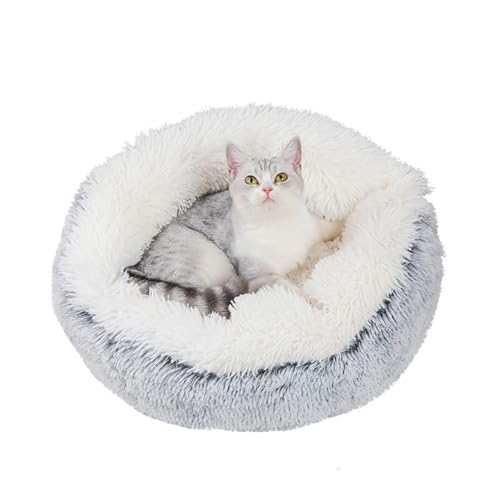 LINGXIYA Ultra Weicher Plüsch Katzenkorb, Anti-Angst Katzenkissen, Hundematte mit Anti-Rutsch-Boden, Haustierkorb für Kleine und Mittlere Hunde, Kätzchen, Kaninchen und Andere Kleintiere LINGXIYA Ultra Weicher Plüsch Katzenkorb, Anti-Angst Katzenkissen, Hundematte mit Anti-Rutsch-Boden, Haustierkorb für Kleine und Mittlere Hunde, Kätzchen, Kaninchen und Andere Kleintiere von LINGXIYA