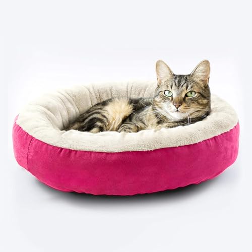LINGXIYA Waschbares Haustierbett, Anti-Angst-Hundebett, Hundematte mit Rutschfester Unterseite, Rund Donut Katzebett, Plüschbett für Kleine & Mittelgroße & Große Hunde Katzen LINGXIYA Waschbares Haustierbett, Anti-Angst-Hundebett, Hundematte mit Rutschfester Unterseite, Rund Donut Katzebett, Plüschbett für Kleine & Mittelgroße & Große Hunde Katzen von LINGXIYA