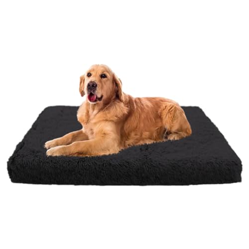 LINGXIYA Weiches Flauschig Plüsch Hundematte, Bequem Warmes Haustierbett, Anti-Angst Orthopädisches Hundebett, rutschfest Haustierbett, Hundematte mit Bezug Abnehmbar und Waschbar LINGXIYA Weiches Flauschig Plüsch Hundematte, Bequem Warmes Haustierbett, Anti-Angst Orthopädisches Hundebett, rutschfest Haustierbett, Hundematte mit Bezug Abnehmbar und Waschbar von LINGXIYA