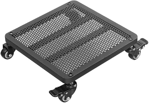 LINONI Quadratische Metallpflanze Blumenständer mit Bremse, Outdoor und Indoor Blumenständer, universelle Radrollet,Schwer,Mobiles Blumenregal,Schwarz,35x35cm LINONI Quadratische Metallpflanze Blumenständer mit Bremse, Outdoor und Indoor Blumenständer, universelle Radrollet,Schwer,Mobiles Blumenregal,Schwarz,35x35cm von LINONI