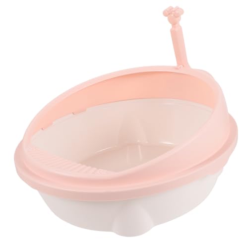 LIOOBO 1 Satz Katzentoilette Behälter Scoop Wurf Groß Mülleimer Klein Bedeckt Halb Drinnen Kätzchen Saubere Toilette Haustiertoilette Katzenstreu Plastik Rosa LIOOBO 1 Satz Katzentoilette Behälter Scoop Wurf Groß Mülleimer Klein Bedeckt Halb Drinnen Kätzchen Saubere Toilette Haustiertoilette Katzenstreu Plastik Rosa von LIOOBO