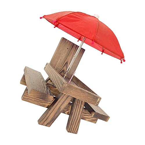 LIOOBO 1 Set Eichhörnchen Futterspender Eichhörnchen Tisch Futterspender Eichhörnchen Geschirr Eichhörnchen Picknick Tisch Futterspender Futterspender Aus Holz Eichhörnchen Tisch von LIOOBO