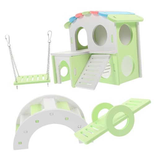 LIOOBO 1 Set Hamsterspielzeug Nestform Transparenter Hamsterunterstand Versteckte Hamsterröhren Und Tunnel Hamsterhaus Hamstertunnelspielzeug Tragen Brücke Nagetierkammer von LIOOBO