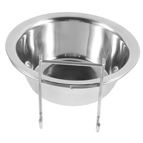 LIOOBO 1 Set Kreative Haustier Katze Schüssel Langlebig Edelstahl Pet Feeder Eisen Rack Hängenden Futternapf von LIOOBO