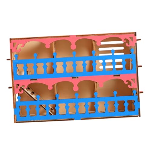 LIOOBO 1 Stück Holz Tunnelspielzeug für Hamster Interaktives Pet Supply mit Labyrinth für Kleine Haustiere Fördert Bewegung und Beschäftigung für Hamster und Meerschweinchen LIOOBO 1 Stück Holz Tunnelspielzeug für Hamster Interaktives Pet Supply mit Labyrinth für Kleine Haustiere Fördert Bewegung und Beschäftigung für Hamster und Meerschweinchen von LIOOBO