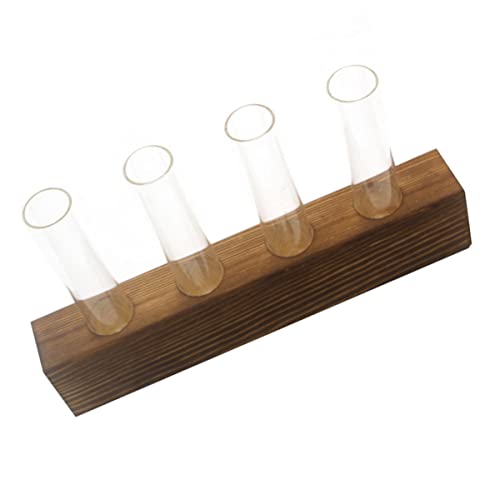 LIOOBO 1 Stück Holzvase Mini Tropfflasche Verstellbare Stangentasche Kennzeichenbeleuchtung Leselampen Aufkleber Wasserdicht Neujahrs Türdekoration Leere Quetschbare Flasche von LIOOBO