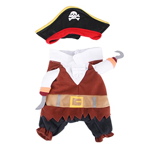 LIOOBO 1 Stück Hundekleidung Piraten -Outfit Outfits Party albern klein UPS Hunde-Outfit Kleidung für Haustierhunde Haustier Kostüm Hund Halloween-Haustierkleidung Hunde Kostüm Hellbraun LIOOBO 1 Stück Hundekleidung Piraten -Outfit Outfits Party albern klein UPS Hunde-Outfit Kleidung für Haustierhunde Haustier Kostüm Hund Halloween-Haustierkleidung Hunde Kostüm Hellbraun von LIOOBO