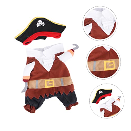 LIOOBO 1 Stück Hundepiratenkleidung Halloween-Haustiermantel Kostüme für Hunde Halloween-Hundekleidung Party Haustierkostüm für Halloween Halloween-Kostüm für Haustiere LIOOBO 1 Stück Hundepiratenkleidung Halloween-Haustiermantel Kostüme für Hunde Halloween-Hundekleidung Party Haustierkostüm für Halloween Halloween-Kostüm für Haustiere von LIOOBO