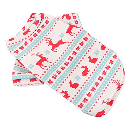LIOOBO 1 Stück Kleidung Für Haustiere Hunde Weihnachten Kostüm Weihnachtshundpullover Party Cosplay Outfits Abdeckung Cool Geweih Mutter Urlaub Welpe Polyester-vlies Weiß LIOOBO 1 Stück Kleidung Für Haustiere Hunde Weihnachten Kostüm Weihnachtshundpullover Party Cosplay Outfits Abdeckung Cool Geweih Mutter Urlaub Welpe Polyester-vlies Weiß von LIOOBO