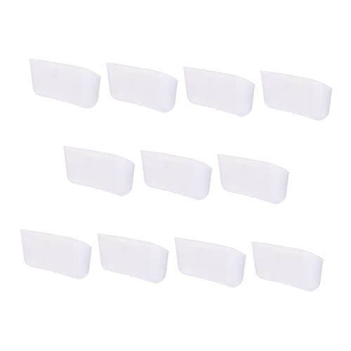 LIOOBO 10 Stück Automatische Taubentröge Nagetier Rattenwasserflasche Für Den Käfig Käfige Eimer Kleiner Hühnerfutterautomat Container Grübler Kleiner Futternapf Pet Feeder Weiß Plastik von LIOOBO