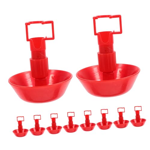 LIOOBO 10 Stück Automatisches Hühnertränkesystem Teilig Praktische Küken Wasserspender für Geflügel Einstellbare Wasserzufuhr Hygienisch Pflegeleicht für Aufzucht von Küken und Hühnern LIOOBO 10 Stück Automatisches Hühnertränkesystem Teilig Praktische Küken Wasserspender für Geflügel Einstellbare Wasserzufuhr Hygienisch Pflegeleicht für Aufzucht von Küken und Hühnern von LIOOBO