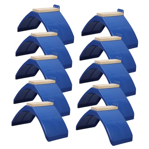 LIOOBO 10 Stück Hölzerne Barschregal Stand Sitzstangen für Vogelkäfige Taubenquartiere und Sitzstangen Taubenstangen Vogel Stehen Taubenrastplatz Vogelbarsch Buche Blue LIOOBO 10 Stück Hölzerne Barschregal Stand Sitzstangen für Vogelkäfige Taubenquartiere und Sitzstangen Taubenstangen Vogel Stehen Taubenrastplatz Vogelbarsch Buche Blue von LIOOBO