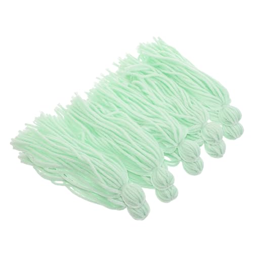 LIOOBO 10 Stück Schwimmender Eiablage Mop für Fische und Garnelen Sicherer Lebensraum für Nachzucht Aquarium Pflanzenzubehör von LIOOBO