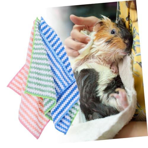 LIOOBO 10 Stück Teiliges Meerschweinchen Decken Waschbare Fleece Einlagen für Kleintiere Hamster Kaninchen Käfigmatten Weiche Langlebige Haustierunterlagen Wiederverwendbar und Spürbar von LIOOBO