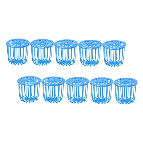LIOOBO 10 Stück Teiliges Parrot Feeding Basket Langlebiger Kunststoff Vogel Futternapf mit Aufhängung Kreativer Bird Foraging Toy Korb für Papageien Sittiche und Wellensittiche Einfach von LIOOBO