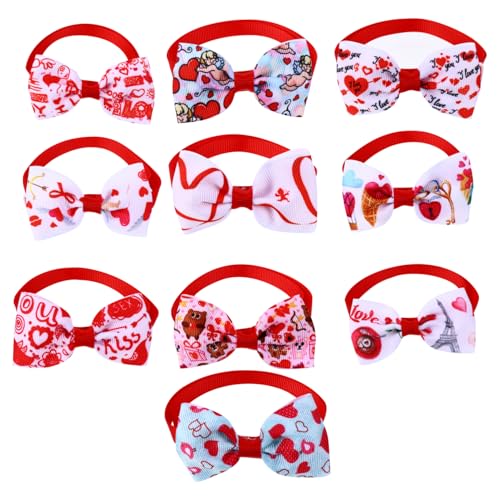 LIOOBO 10er Set Hundeschleifen in Rot – Hochwertige Haustier Fliegen Für Hunde Und Katzen - Ideal Für Fotografie - Geburtstage Valentinstag Und Partys – Perfektes Für Ihre LIOOBO 10er Set Hundeschleifen in Rot – Hochwertige Haustier Fliegen Für Hunde Und Katzen - Ideal Für Fotografie - Geburtstage Valentinstag Und Partys – Perfektes Für Ihre von LIOOBO