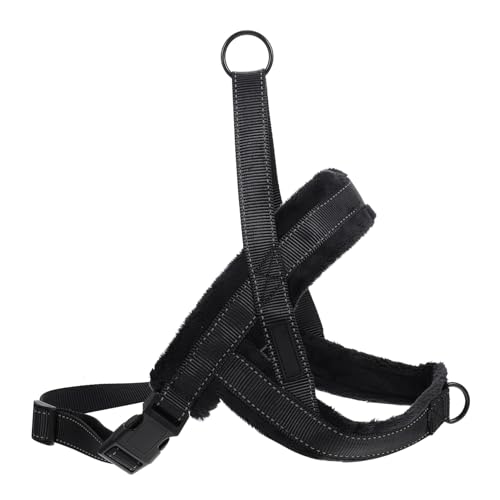 LIOOBO 1Stück Hundegeschirr aus Nylon mit Bequemer Polsterung für Outdoor Aktivitäten Verstellbar für Große Sicher und Hautfreundlich Fördert Gesunde Bewegung und Stil von LIOOBO