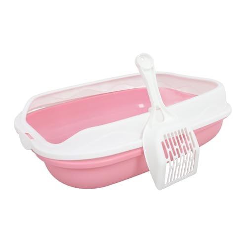 LIOOBO 1satz Halbgeschlossene Katzentoilette Spritzwassergeschützte Katzenschale Mit Reinigungs-sieb Für Kleine Katzen Und Kätzchen Leicht Zu Reinigen Für Sauberes Zuhause Geeignet von LIOOBO