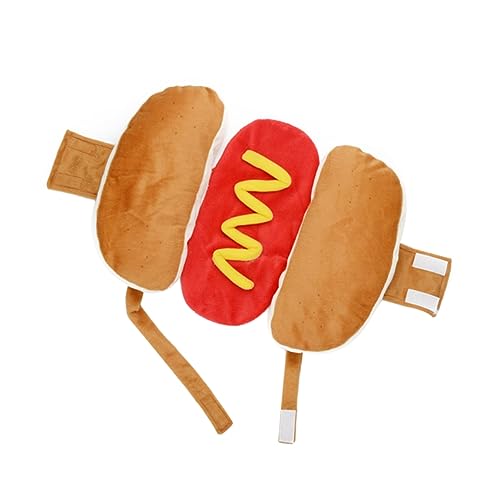 LIOOBO 1stk Verwandlungskostüm Für Haustiere Hot Dog Kostüm Für Dackel Hundekostüme Welpe Haustierzubehör Großes Hundeweihnachtsoutfit Hundeträger Hundemäntel Kleiner Rassen Baumwolle LIOOBO 1stk Verwandlungskostüm Für Haustiere Hot Dog Kostüm Für Dackel Hundekostüme Welpe Haustierzubehör Großes Hundeweihnachtsoutfit Hundeträger Hundemäntel Kleiner Rassen Baumwolle von LIOOBO