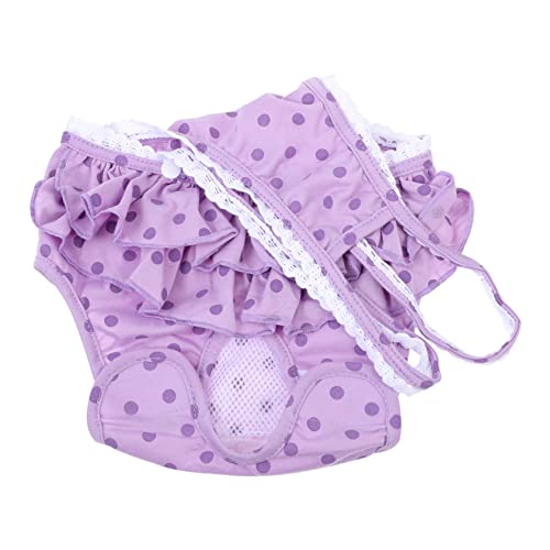 LIOOBO 1stück Praktische Hundewindel Für Hündinnen Wiederverwendbare Und Bequeme Physiologische Unterwäsche Für Menstruation Und von LIOOBO