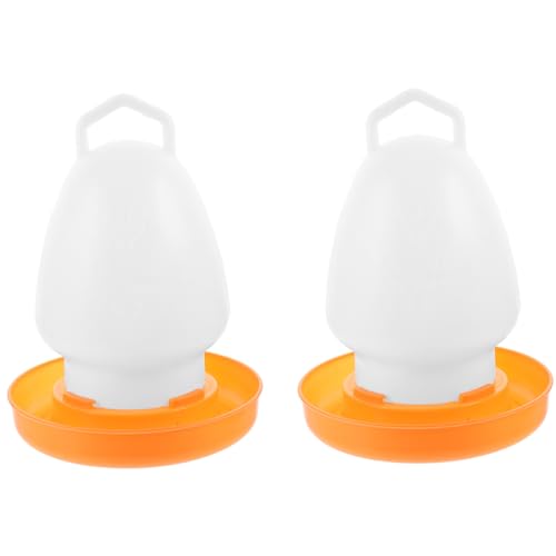 LIOOBO Automatische Wassertränke für Geflügel 2 Stück Wassersparend Dickem Kunststoff für Hühner Wachteln Tauben und Andere Vögel LIOOBO Automatische Wassertränke für Geflügel 2 Stück Wassersparend Dickem Kunststoff für Hühner Wachteln Tauben und Andere Vögel von LIOOBO