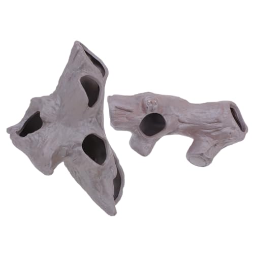 LIOOBO 2 Stück Aquarium Versteck Terrarium Aquarien Fischtank Pflanzen Aquarium Korallenfischtank Aquarium Dekorative Fischhöhle Aquarium Versteck Dekoration Aquarium von LIOOBO