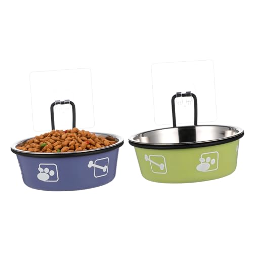 LIOOBO 2 Stück Hängende Katzennäpfe aus mit Erhöhte Futternäpfe für Katzen und Kleine Hunde Einfach zu Montieren für Futter und Wasser LIOOBO 2 Stück Hängende Katzennäpfe aus mit Erhöhte Futternäpfe für Katzen und Kleine Hunde Einfach zu Montieren für Futter und Wasser von LIOOBO