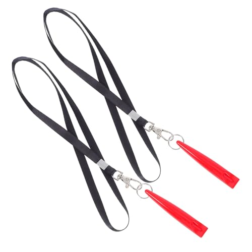 LIOOBO 2 Stück Hochfrequente Pfeifen mit Umhängeband Effektive Bellenkontrolle und Kommunikation für Hunde und Pferde von LIOOBO