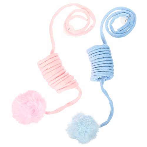 LIOOBO 2 Stück Kaninchenhaarkugelspielzeug Katze Ball Kätzchen verschleißfestes Kätzchenspielzeug kompaktes Kätzchenspielzeug Kätzchenzubehör Kätzchen Zubehör Plüsch LIOOBO 2 Stück Kaninchenhaarkugelspielzeug Katze Ball Kätzchen verschleißfestes Kätzchenspielzeug kompaktes Kätzchenspielzeug Kätzchenzubehör Kätzchen Zubehör Plüsch von LIOOBO