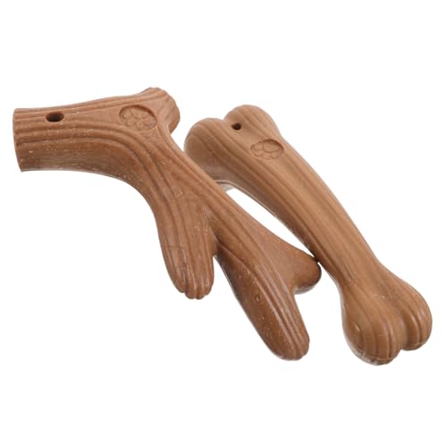 LIOOBO 2 Stück Kauspielzeug für Kleine Hunde Holz Kauspielzeug zur Zahnreinigung und Atemfrischung Robust und Langlebig für Welpen und Kleine Hunde LIOOBO 2 Stück Kauspielzeug für Kleine Hunde Holz Kauspielzeug zur Zahnreinigung und Atemfrischung Robust und Langlebig für Welpen und Kleine Hunde von LIOOBO
